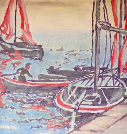 Huile sur panneau 