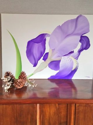Peinture à l'huile "Iris" 