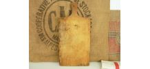 Ancienne planche, billot à découper en bois. Vintage