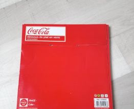 Dessous plat en verre "Coca-Cola" 