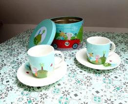 Ensemble tasses à café Arcopal 
