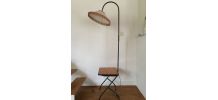 Lampadaire , tablette vintage