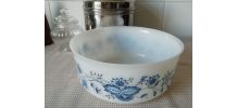 Plat Arcopal Fleurs bleues