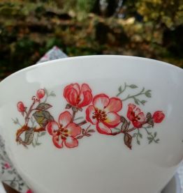 Lot de 4 bols Arcopal motif fleurs de pommier