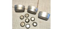 Lot de moules aluminium anciens 