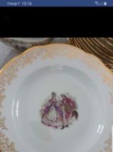 Service vaisselle véritable porcelaine berry Chauvigny 