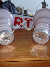 Paire de lampes ampoules 1960