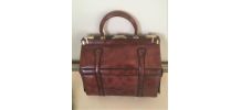 Très beau sac tout cuir vintage TBE 