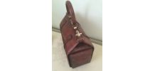 Très beau sac tout cuir vintage TBE 