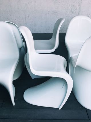 Chaises style "S Panton"