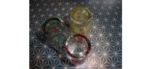 Lot 3 verres orangeade années 70'S