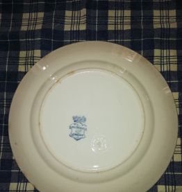 Assiette Longwy Mésange 