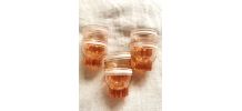 Lot de 6 Verres à liqueur liseré blanc