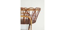 Couffin berceau rotin vintage