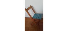 Paire de chaises en bois enfants