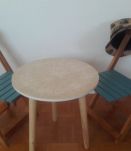 Paire de chaises en bois enfants