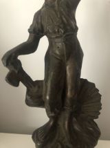 Ancienne Statue en régule "LA PAIX"