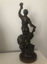 Ancienne Statue en régule "LA PAIX"