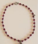 Pendentif et collier Agatha vintage