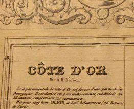 ancienne carte de cote d'or