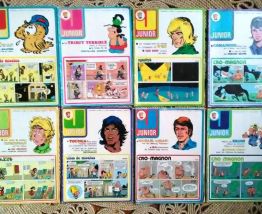Lot de 20 magazines de BD "Junior" 1974
