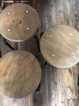 Tabouret d'école industriel