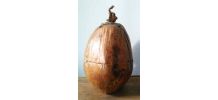 Bac à glaçons en noix de coco véritable-Artisanat 