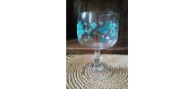 8 verres à pied  collection Veronica Myosotis (Arcopal)