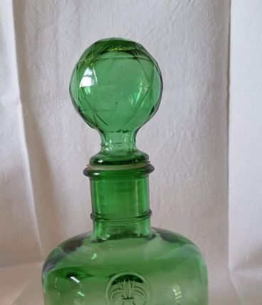 Carafe vintage en verre d'Empoli, Vetreria Etrusca