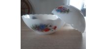 Coupes ou saladiers arcopal, vintage, shabby