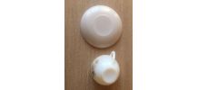 Lot de 3 tasses Opaline Arcopal Vintage shabby