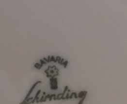 Assiette porcelaine de bavière schirnding