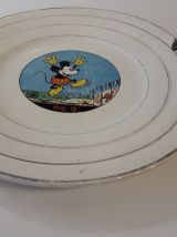 ASSIETTES MICKEY AUTHENTIFIE DISNEY 1930 10 ASSIETTES+ PLAT