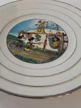 ASSIETTES MICKEY AUTHENTIFIE DISNEY 1930 10 ASSIETTES+ PLAT