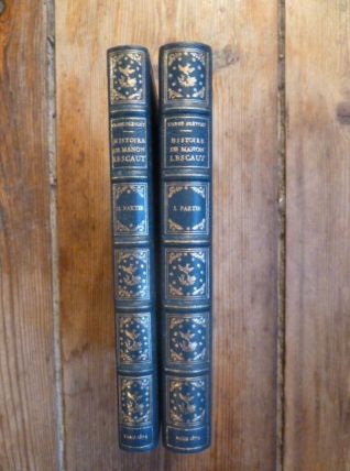"Histoire de Manon LESCAUT" 2 vol. 6 eau fortes par Hedouin