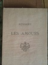 Les Amours, Pierre de Ronsard, Édt d'Art H. Piazza 1926