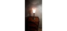 lampe bronze art deco