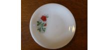Service ARCOPAL les fleurs, saladier et 4 patites assiettes
