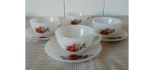 Tasses arcopal "fraises"