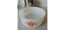 Plat Arcopal motif "roses"