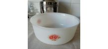 Plat Arcopal motif "roses"