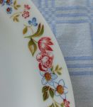 plat rond Arcopal fleurs