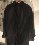 manteau daim vintage