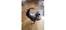 Coq vintage en fer forgé
