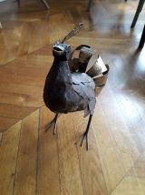 Coq vintage en fer forgé