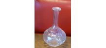 Service de table carafe et de 4 verres ciselés vintage