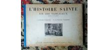 L'histoire sainte en 100 tableaux (livre ancien)