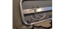 porte-manteaux avec 2 patères en aluminium