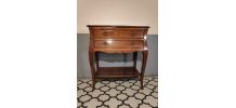 commode 2 tiroirs en merisier