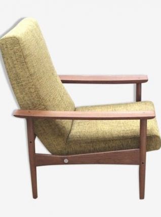 Fauteuil années 60 teck GUERMONPREZ
